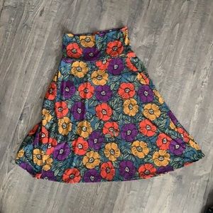 🥰 2/$15 LulaRoe floral skirt